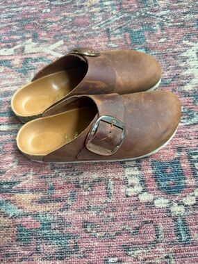 Birkenstock Basel Big Buckle Clogs- Rare